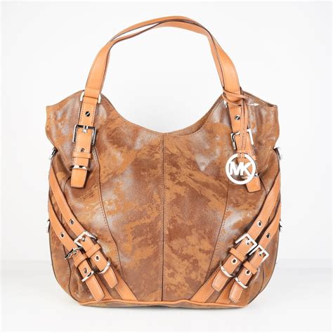 michael kors used leather handbags|michael kors distressed leather handbags.